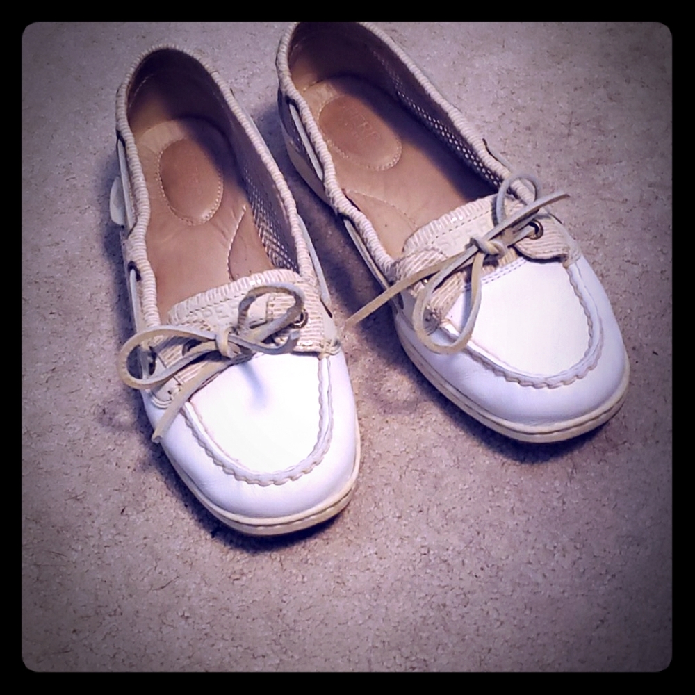 White Sperrys